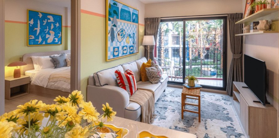 Condominio de 1 dormitorio en Hua Hin, Tailandia en Cabanas Hua Hin № 123590