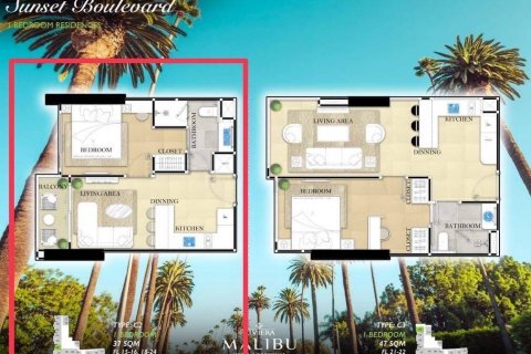 Condominio de 2 dormitorios en Pattaya, Tailandia № 100018 - foto 9