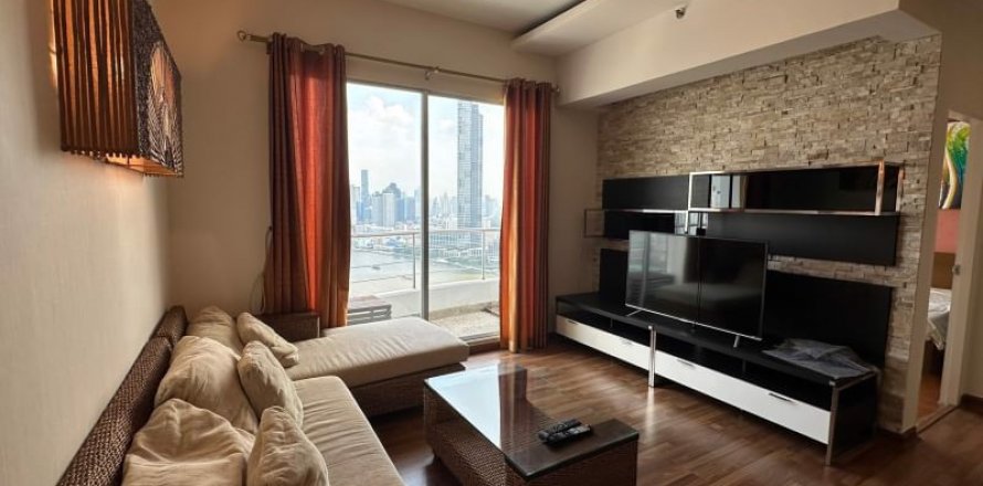 Condominio de 1 dormitorio en Khlong San, Bangkok, Tailandia № 80325