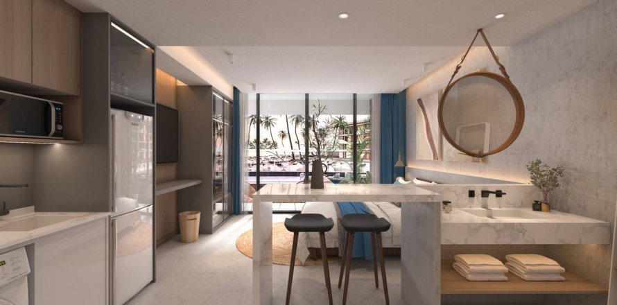 Eigentumswohnung in Phuket, Thailand, 2 Schlafzimmer in Sunshine Beach  № 82857