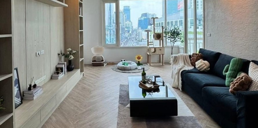 Condominio de 2 dormitorios en Ratchathewi, Bangkok, Tailandia № 124028