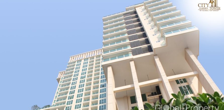 Condo à Pattaya, Thaïlande, 1 chambre à City Garden Tower № 81993