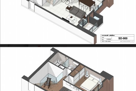 Condominio de 1 dormitorio en Bangkok, Tailandia № 143971 - foto 12