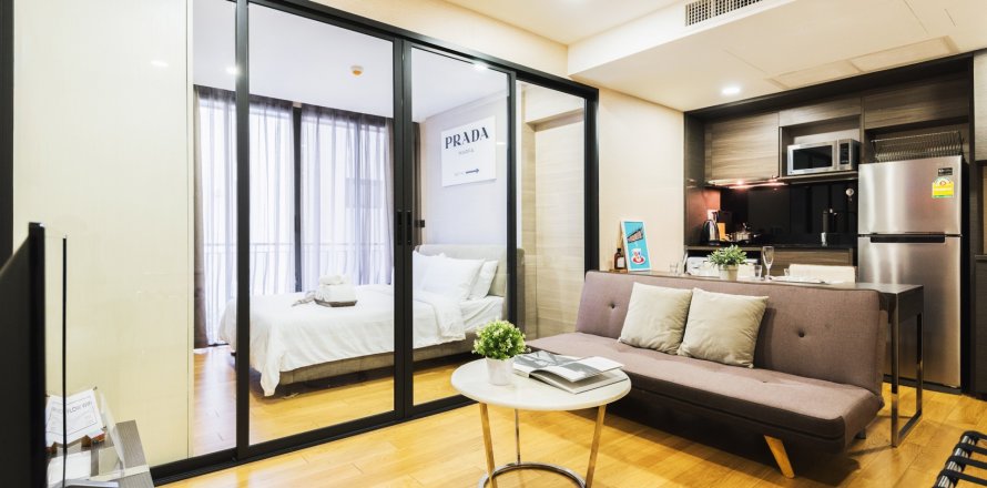 Condo à Bangkok, Thaïlande, 1 chambre № 143970