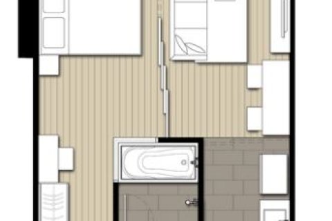 Condominio de 1 dormitorio en Bangkok, Tailandia № 143969 - foto 9