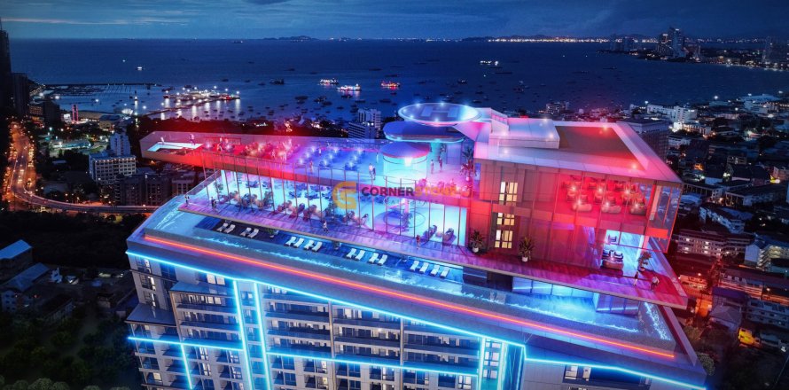 Estudio en el condominio en Pattaya, Tailandia № 106911