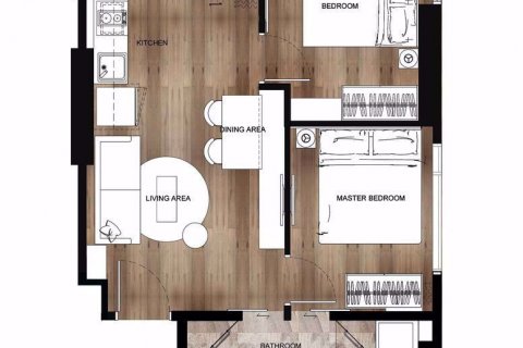 Off-plan Wyndham Residence in Bangkok, Thailand № 27323 - photo 6