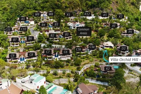 Villa in Phuket, Thailand 3 Schlafzimmer № 125557 - Foto 14