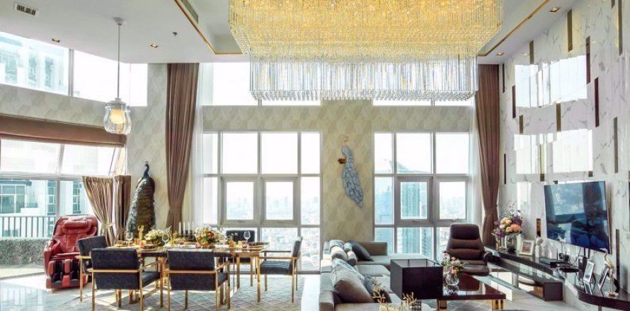 Ático de 2 dormitorios en Belle Grand Rama 9, Bangkok, Tailandia № 77773
