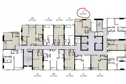Condominio de 1 dormitorio en Bangkok, Tailandia № 143003 - foto 11