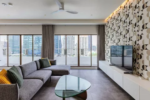 Condominio de 1 dormitorio en Bang Rak, Bangkok, Tailandia № 126567 - foto 3