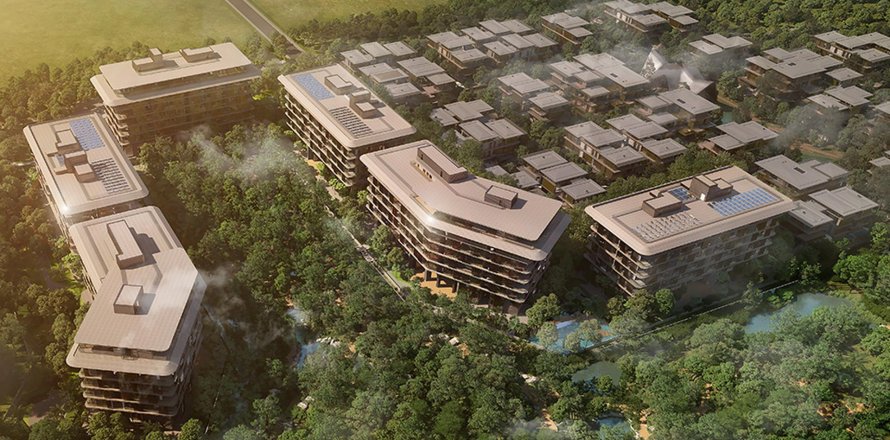 Off-plan Mulberry Grove The Forestias Condominiums in Samut Prakan, Thailand № 79029