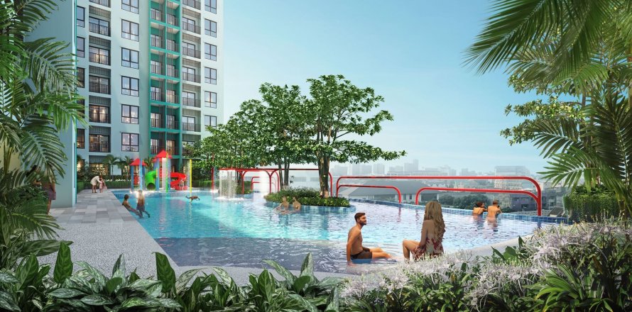 Apartamento de 2 dormitorios en Supalai Parc Ekkamai-Pattanakarn, Suan Luang, Bangkok, Tailandia № 133218