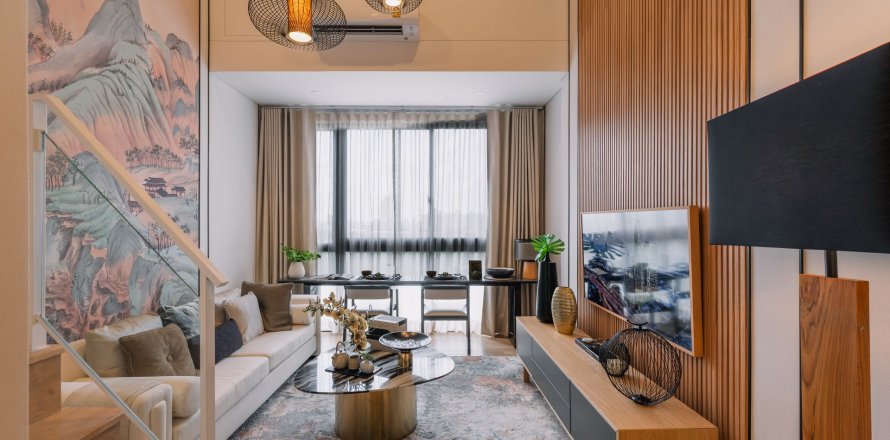 Eigentumswohnung in Bangkok, Thailand, 1 Schlafzimmer in Landmark @MRTA Station № 130518