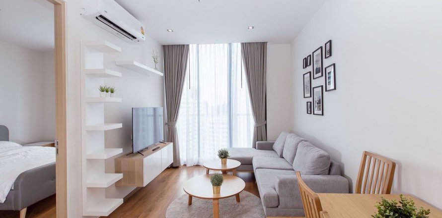 Condo à Bangkok, Thaïlande, 1 chambre à Park Origin Phromphong № 77566