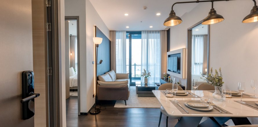 Apartamento de 1 dormitorio en Sapphire Luxurious Condominium Rama 3, Yan Nawa, Bangkok, Tailandia № 130764