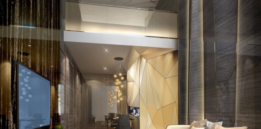 Apartamento de 2 dormitorios en Sapphire Luxurious Condominium Rama 3, Yan Nawa, Bangkok, Tailandia № 130765