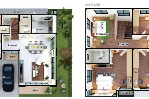 บ้านในประเวศ, กรุงเทพฯ, ประเทศไทย 5 ห้องนอน № 123902 - รูปถ่าย 25