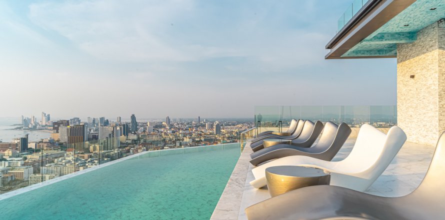 Apartamento de 1 dormitorio en Pattaya, Tailandia № 101504