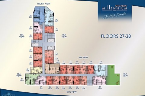 Apartamento de 1 dormitorio en Pattaya, Tailandia № 101499 - foto 16