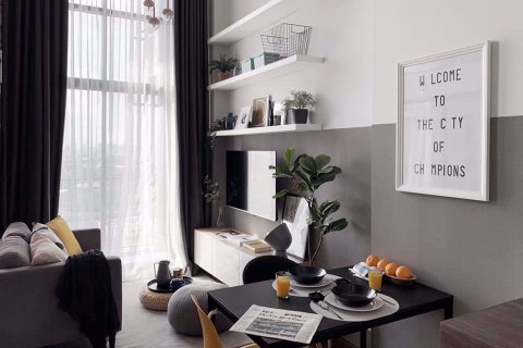 Duplex à Ideo New Rama 9, Bangkok, Thaïlande 1 chambre № 101847