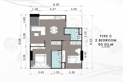 Apartamento de 2 dormitorios en Pattaya, Tailandia № 101426 - foto 11