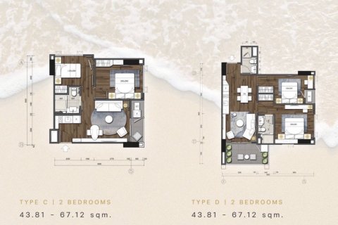 Apartamento de 1 dormitorio en Pattaya, Tailandia № 101429 - foto 15