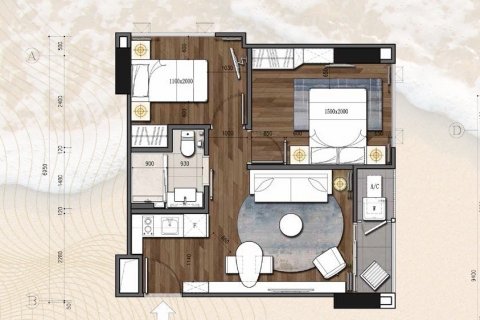 Apartamento de 2 dormitorios en Pattaya, Tailandia № 101431 - foto 15