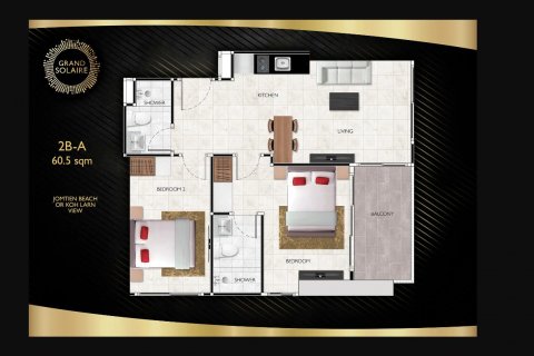Condominio de 2 dormitorios en Pattaya, Tailandia № 130098 - foto 18