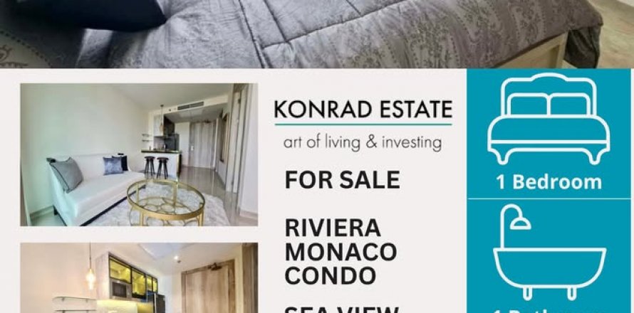 Condominio de 1 dormitorio en Pattaya, Tailandia № 130093
