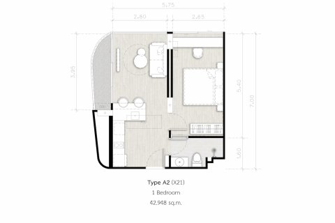 Apartamento de 1 dormitorio en Pattaya, Tailandia № 102924 - foto 6