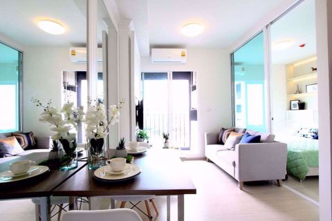 Condo à Bangkok, Thaïlande, 1 chambre à Chapter One ECO Ratchada - Huaikwang  № 77582