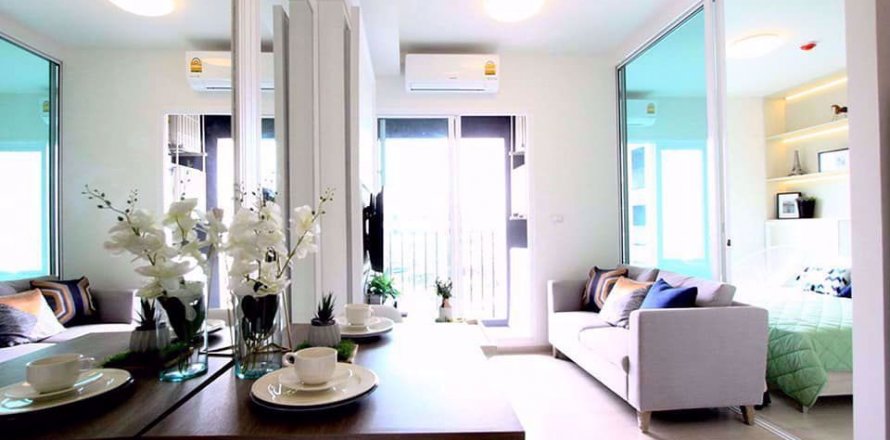 Condominio de 1 dormitorio en Bangkok, Tailandia en Chapter One ECO Ratchada - Huaikwang № 77582