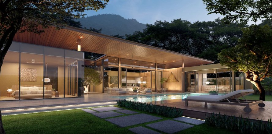 Chalet de 4 dormitorios en Mount Mono, Phuket, Tailandia № 84807