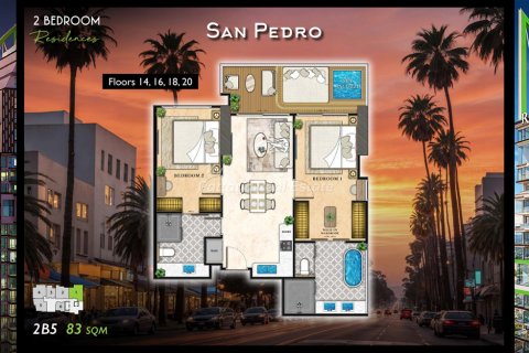 Condominio de 2 dormitorios en Pattaya, Tailandia № 123455
