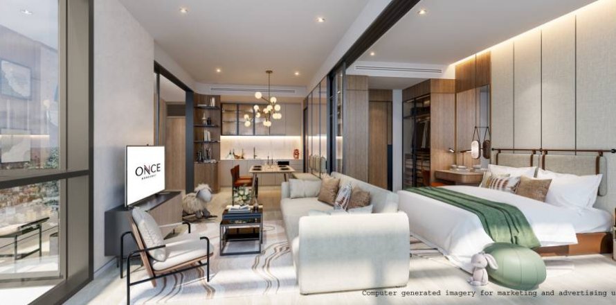 Condominio de 1 dormitorio en Pattaya, Tailandia № 132975