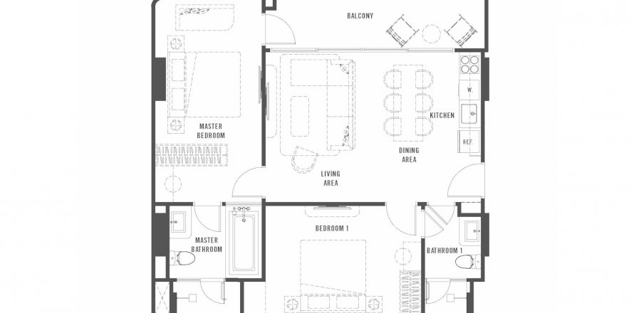 Sobre plano The Standard Residences en Hua Hin, Tailandia № 123067 - foto 1