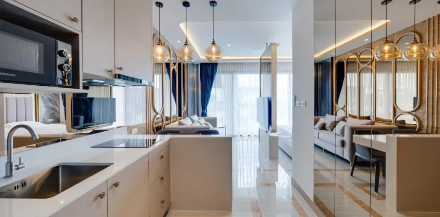Estudio en el condominio en Bang Tao, Tailandia № 124846