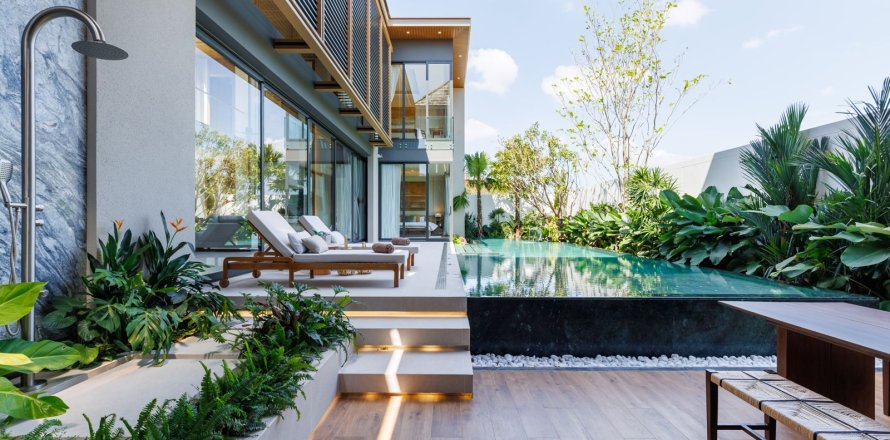 Chalet de 4 dormitorios en Bang Tao, Tailandia № 70904