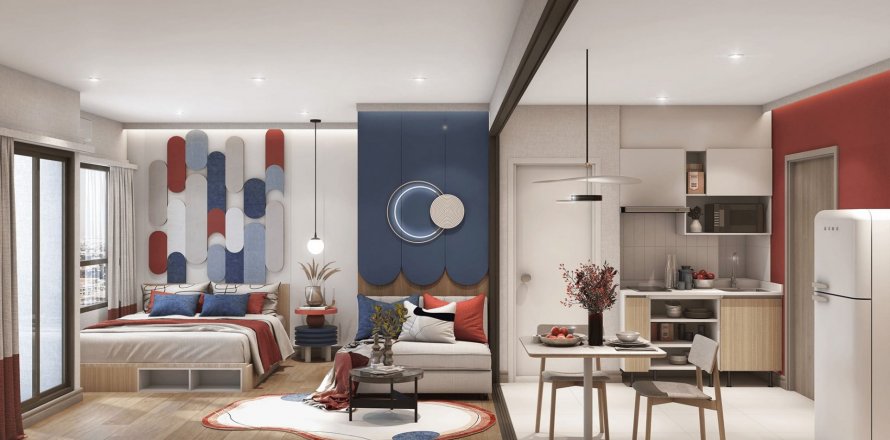 Apartamento de 1 dormitorio en Escent Bangna, Bang Na, Bangkok, Tailandia № 130750