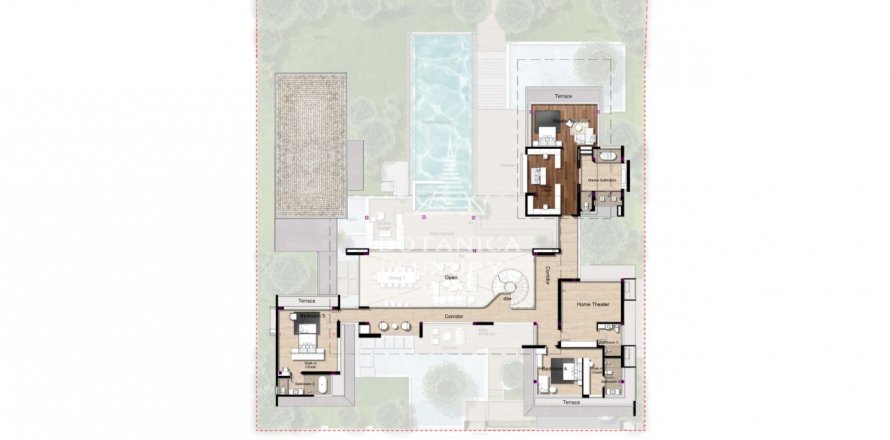 Sobre plano Grand Avenue en Phuket, Tailandia № 79381 - foto 1