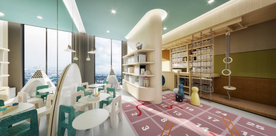 Condo à Bangkok, Thaïlande, 2 chambres à Nue Evo Ari № 85355