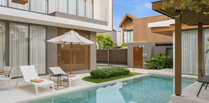 Chalet de 4 dormitorios en Bang Tao, Tailandia № 79466