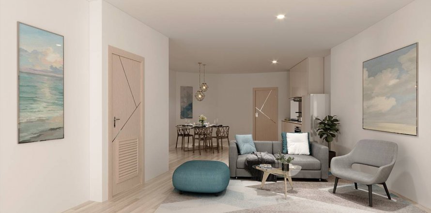 Condo in Phuket, Thailand, 2 bedrooms in Aura Condominium № 101227