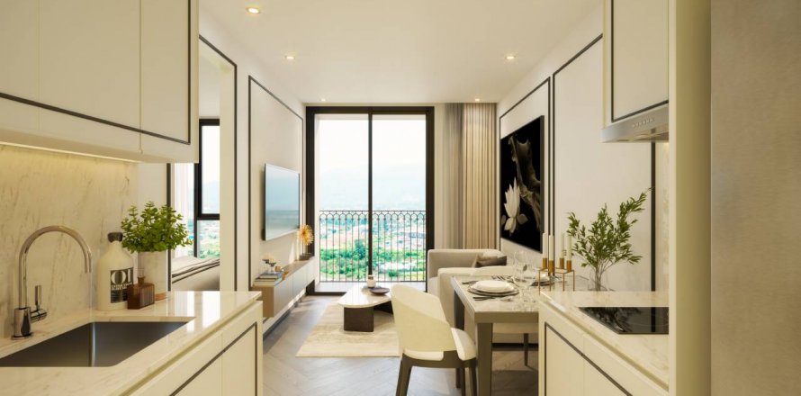 Condo in Phuket, Thailand, 1 bedroom in The Ozone Signature Condominium  № 84981