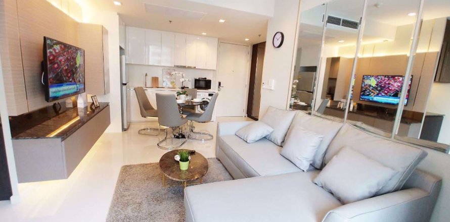 Condo à Sathon, Bangkok, Thaïlande, 2 chambres № 76419