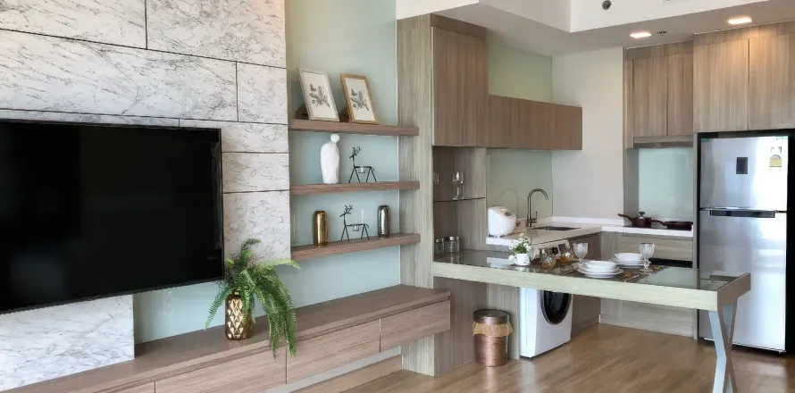 Apartamento de 1 dormitorio en Pattaya, Tailandia № 80171