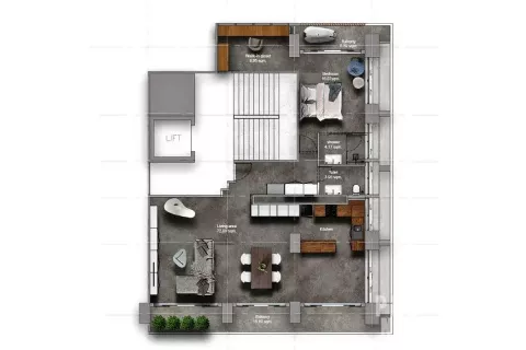 Condominio de 1 dormitorio en Bang Rak, Bangkok, Tailandia № 132252 - foto 2