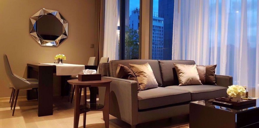 Condo à Bangkok, Thaïlande, 2 chambres à THE ESSE ASOKE № 78422