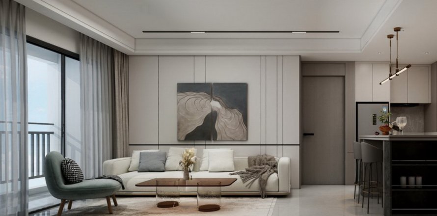 Condo à Phuket, Thaïlande, 2 chambres à Capri Residence № 80660